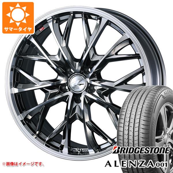 【タイヤ交換対象】サマータイヤ 255/45R20 101W ブリヂストン アレンザ 001 レオニス MV 8.5-20 タイヤホイール4本セット
