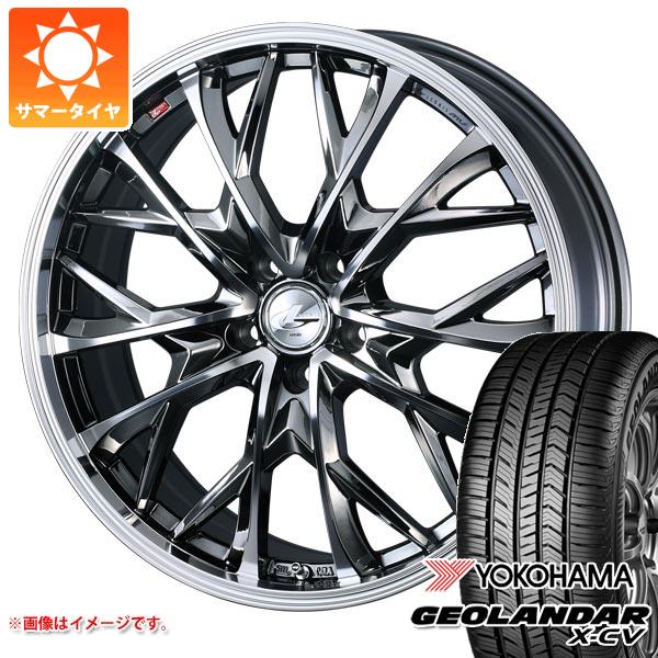 【タイヤ交換対象】サマータイヤ 245/45R20 103W XL ヨコハマ ジオランダー X-CV G057 レオニス MV 8.5-20 タイヤホイール4本セット