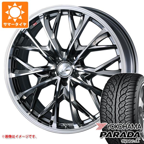 【タイヤ交換対象】サマータイヤ 235/60R18 103V ヨコハマ パラダ スペック-X PA02 レオニス MV 8.0-18 タイヤホイール4本セット 122,050円