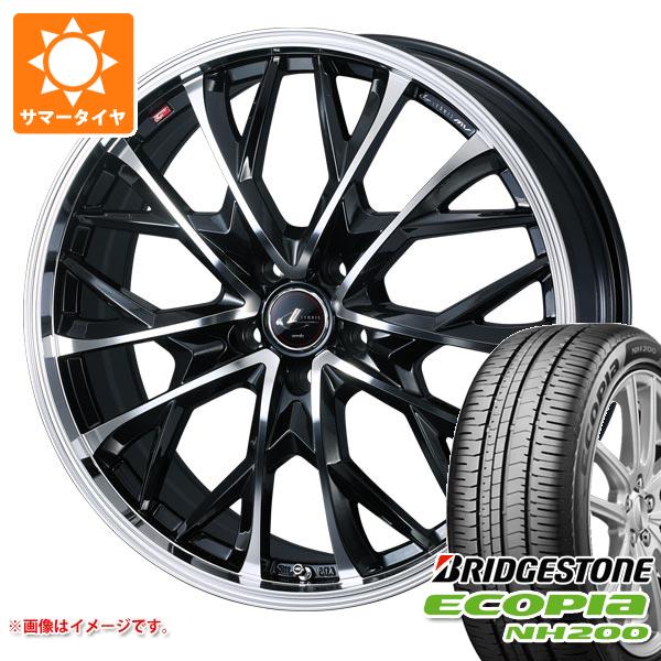 【タイヤ交換対象】サマータイヤ 225/45R17 94W XL ブリヂストン エコピア NH200 レオニス MV 7.0-17 タイヤホイール4本セット｜タイヤマックス