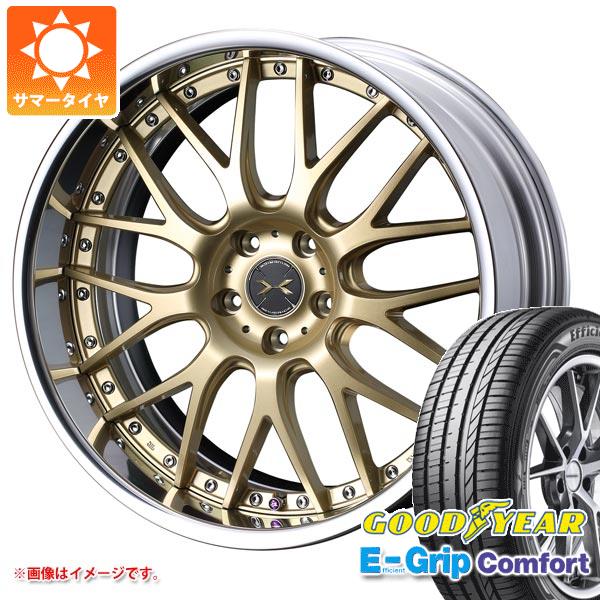 【タイヤ交換対象】サマータイヤ 245/35R19 93W XL グッドイヤー エフィシエントグリップコンフォート マーベリック 709M 8.5-19 タイヤホイール4本セット