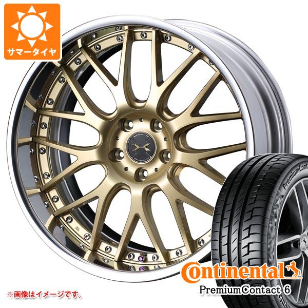 【タイヤ交換対象】トヨタ 40系アルファード用 サマータイヤ コンチネンタル プレミアムコンタクト6 245/40R21 100Y XL マーベリック 709M 9.0-21 タイヤホイール4本セット