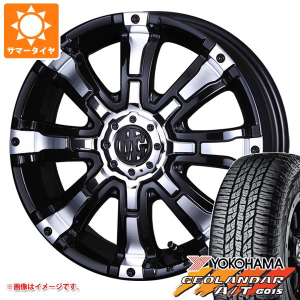 【タイヤ交換対象】ミツビシ デリカミニ B30系用 2026年製 サマータイヤ ヨコハマ ジオランダー A/T G015 165/60R15 77H ブラックレター クリムソン MG ビースト 5.0-15 タイヤホイール4本セット
