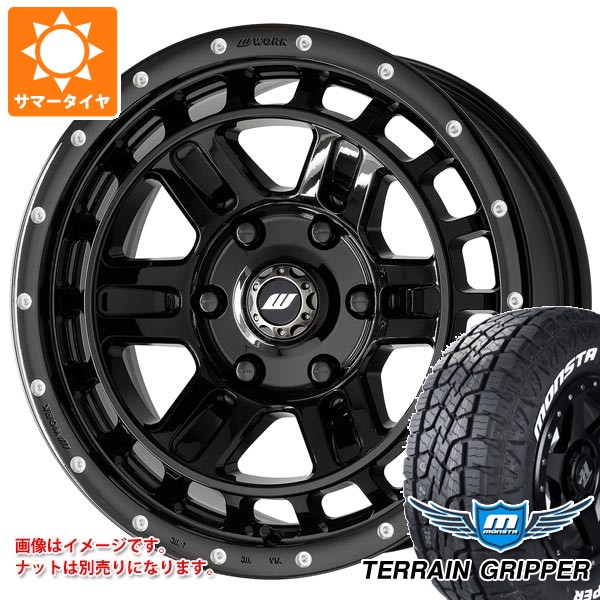 【タイヤ交換対象】5本セット トヨタ FJクルーザー 10系用 サマータイヤ モンスタ テレーングリッパー LT285/70R17 121/118R ホワイトレター ワーク クラッグ T-グラビック2 MC+ 8.0-17 タイヤホイール5本セット｜タイヤマックス