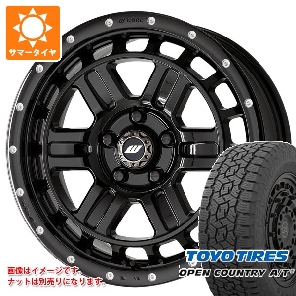 【タイヤ交換対象】ミツビシ デリカD5用 サマータイヤ トーヨー オープンカントリー A/T3 215/70R16 100T ブラックレター ワーク クラッグ T-グラビック2 MC+ 7.0-16 タイヤホイール4本セット｜タイヤマックス 102,650円