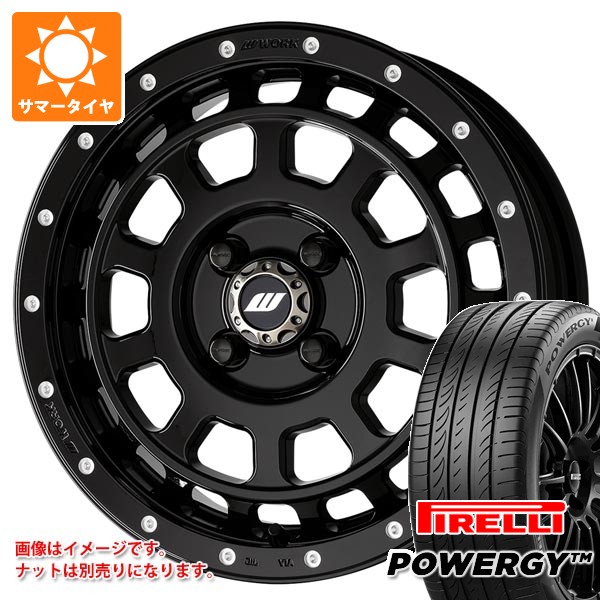 【タイヤ交換対象】ダイハツ タフト LA900系用 サマータイヤ ピレリ パワジー 175/65R15 84H ワーク クラッグ T-グラビック MC+ 5.0-15 タイヤホイール4本セット