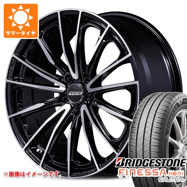 【タイヤ交換対象】サマータイヤ 225/50R18 95V ブリヂストン フィネッサ HB01 レイズ ベルサス ヴォウジェ SE スペックM 7.0-18 タイヤホイール4本セット 143,400円