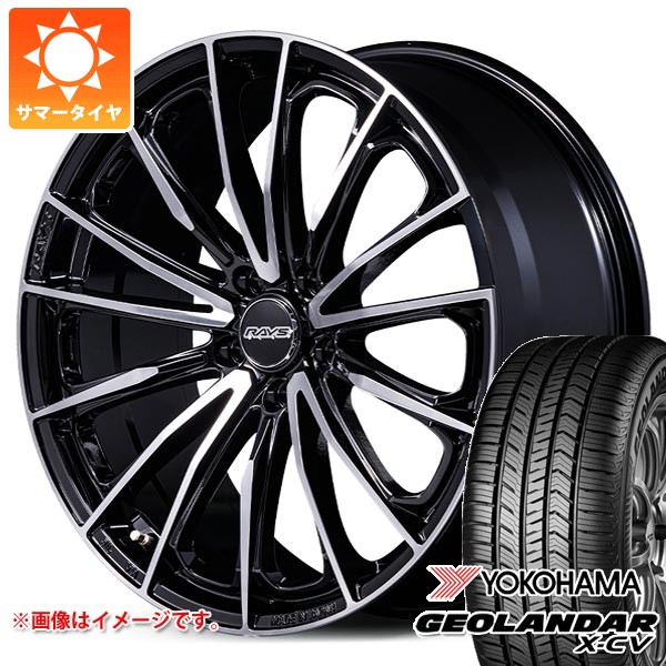 【タイヤ交換対象】サマータイヤ 255/45R20 105W XL ヨコハマ ジオランダー X-CV G057 レイズ ベルサス ヴォウジェ SE スペックM 8.5-20 タイヤホイール4本セット