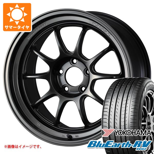 【タイヤ交換対象】サマータイヤ 225/45R18 95W XL ヨコハマ ブルーアースRV RV03 ウェッズスポーツ TC105X DSR 8.5-18 タイヤホイール4本セット|タイヤマックス