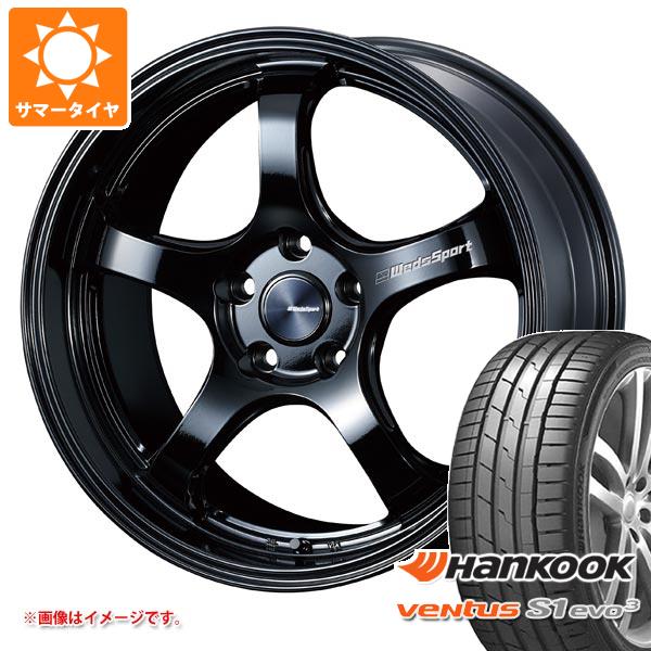 【タイヤ交換対象】サマータイヤ 235/35R19 (91Y) XL ハンコック ベンタス S1 エボ3 K127 ウェッズスポーツ RN-05M 8.0-19 タイヤホイール4本セット