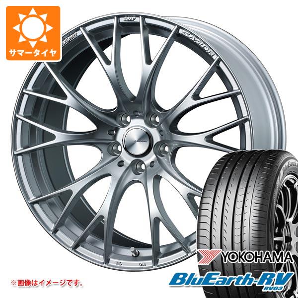 【タイヤ交換対象】サマータイヤ 245/40R19 98W XL ヨコハマ ブルーアースRV RV03 ウェッズスポーツ SA-20R 8.5-19 タイヤホイール4本セット