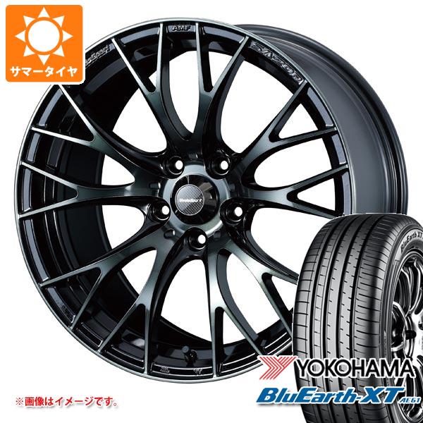 【タイヤ交換対象】サマータイヤ 215/55R18 99V XL ヨコハマ ブルーアースXT AE61 ウェッズスポーツ SA-20R 7.5-18 タイヤホイール4本セット|タイヤマックス
