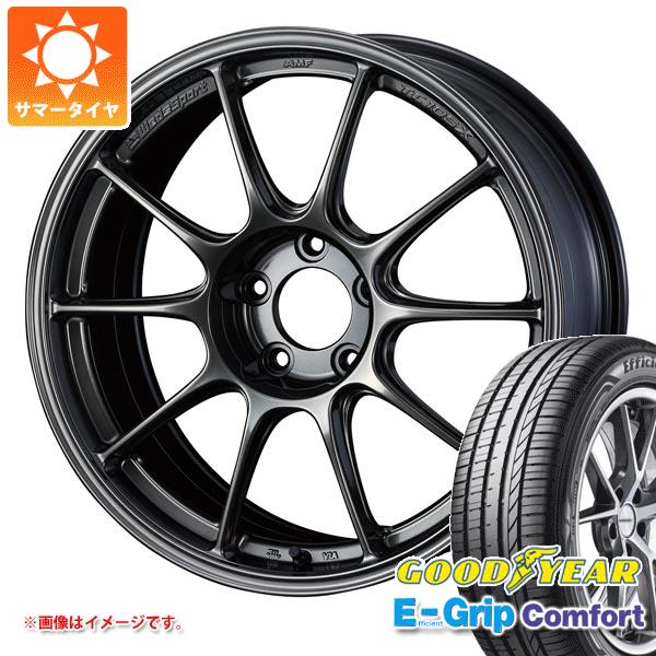 【タイヤ交換対象】サマータイヤ 195/45R16 84V XL グッドイヤー エフィシエントグリップコンフォート ウェッズスポーツ TC105X 7.0-16 タイヤホイール4本セット｜タイヤマックス 114,050円