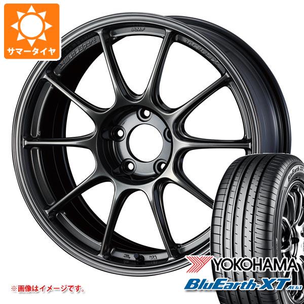 【タイヤ交換対象】サマータイヤ 215/60R17 96H ヨコハマ ブルーアースXT AE61 ウェッズスポーツ TC105X 8.0-17 タイヤホイール4本セット｜タイヤマックス 132,850円