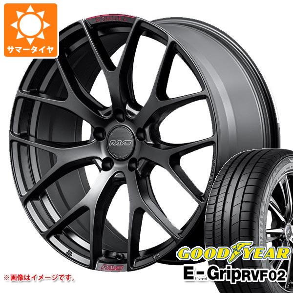 【タイヤ交換対象】サマータイヤ 245/35R20 95W XL グッドイヤー エフィシエントグリップ RVF02 レイズ ホムラ 2x7FT スポーツエディション 8.5-20 タイヤホイール4本セット