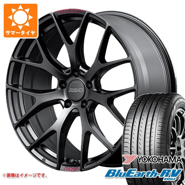【タイヤ交換対象】サマータイヤ 245/45R19 102W XL ヨコハマ ブルーアースRV RV03 レイズ ホムラ 2x7FT スポーツエディション 8.5-19 タイヤホイール4本セット