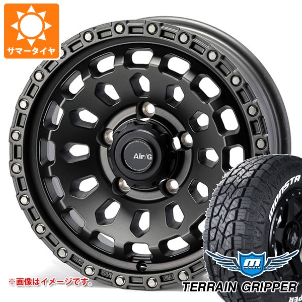 【タイヤ交換対象】5本セット スズキ ジムニーノマド JC74W用 2026年製 サマータイヤ モンスタ テレーングリッパー 215/70R16 107/105Q LT ホワイトレター エアージー ヴァルカン 6.0-16 タイヤホイール5本セット｜タイヤマックス
