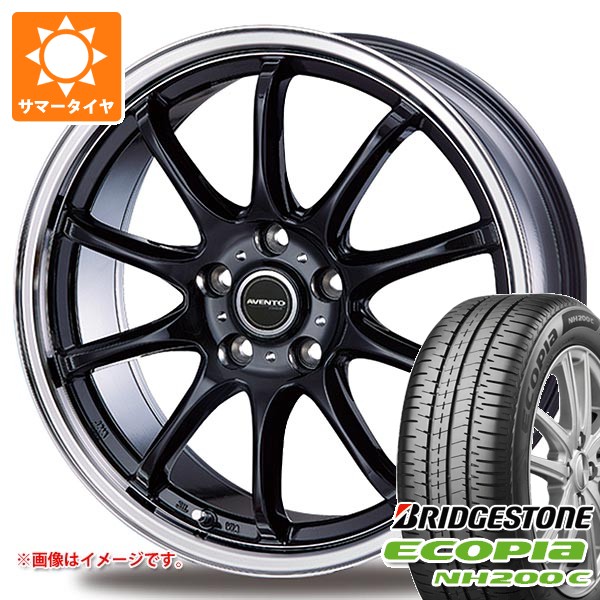 【タイヤ交換対象】2026年製 サマータイヤ 185/65R15 88S ブリヂストン エコピア NH200C インターミラノ アヴェント FF-10 6.0-15 タイヤホイール4本セット｜タイヤマックス