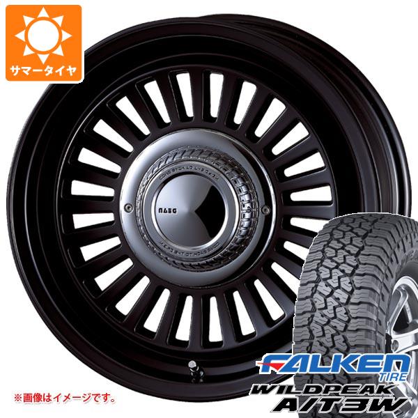 【タイヤ交換対象】スズキ ジムニー JB64W用 サマータイヤ ファルケン ワイルドピーク A/T3W LT225/75R16 115/112Q クリムソン ディーン カリフォルニア 5.5-16 タイヤホイール4本セット