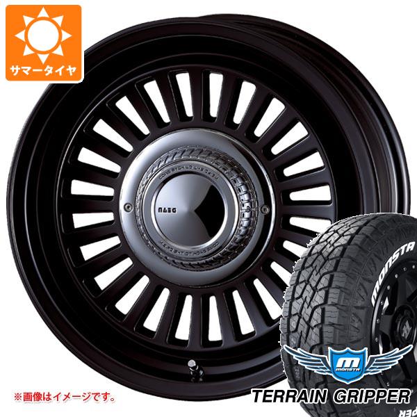 【タイヤ交換対象】5本セット トヨタ ランドクルーザー70 GRJ76K用 サマータイヤ モンスタ テレーングリッパー LT265/75R16 123/120Q ホワイトレター クリムソン ディーン カリフォルニア 7.0-16 タイヤホイール5本セット