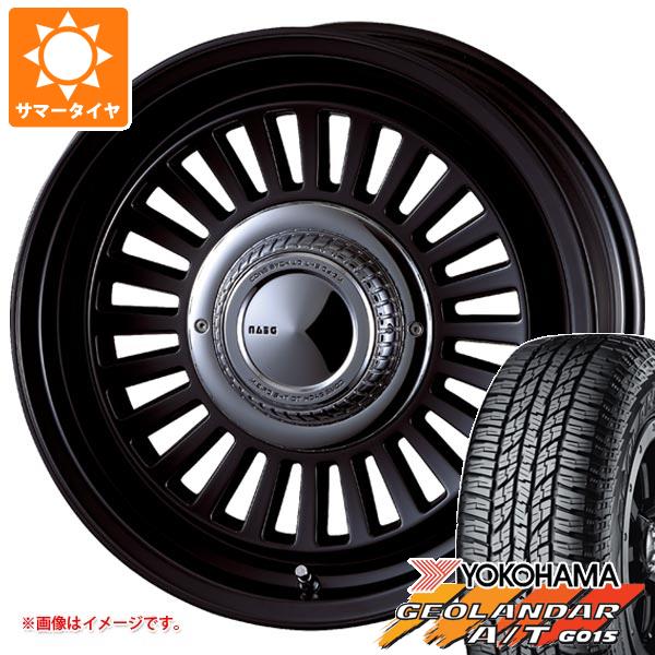 【タイヤ交換対象】スズキ ジムニー用 サマータイヤ ヨコハマ ジオランダー A/T G015 175/80R16 91S ブラックレター クリムソン ディーン カリフォルニア 5.5-16 タイヤホイール4本セット