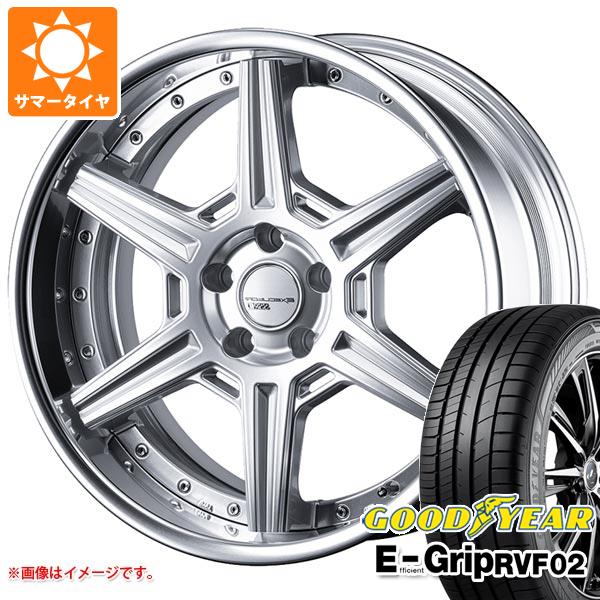 【タイヤ交換対象】サマータイヤ 225/45R19 96W XL グッドイヤー エフィシエントグリップ RVF02 SSR エグゼキューター RC06R 8.0-19 タイヤホイール4本セット