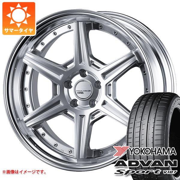 【タイヤ交換対象】40系アルファード用 サマータイヤ ヨコハマ アドバンスポーツV107 245/45R20 103Y XL V107A SSR エグゼキューター RC06S 8.5-20 タイヤホイール4本セット