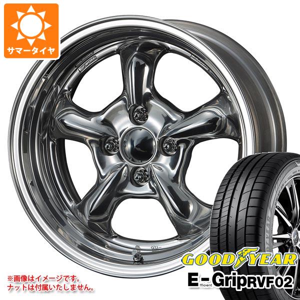 【タイヤ交換対象】サマータイヤ 165/55R15 75V グッドイヤー エフィシエントグリップ RVF02 ワーク グッカーズ ヘミ 5.5-15 タイヤホイール4本セット｜タイヤマックス