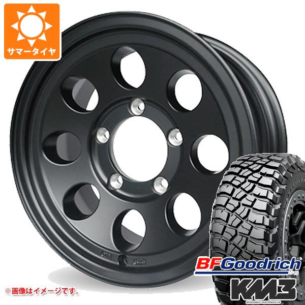 【タイヤ交換対象】5本セット スズキ ジムニーノマド JC74W用 サマータイヤ BFグッドリッチ マッドテレーンT/A KM3 LT225/75R16 115/112Q ジムライン タイプ2 6.0-16 タイヤホイール5本セット