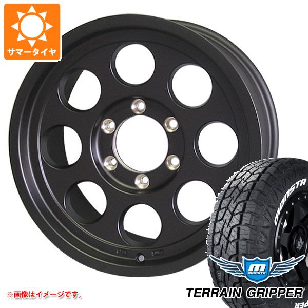 【タイヤ交換対象】サマータイヤ 265/75R16 123/120Q モンスタ テレーングリッパー ホワイトレター ジムライン タイプ2 8.0-16 タイヤホイール4本セット|タイヤマックス