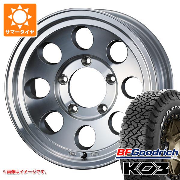 【タイヤ交換対象】5本セット スズキ ジムニーノマド JC74W用 サマータイヤ BFグッドリッチ オールテレーンT/A KO3 LT225/70R16 102/99S ホワイトレター ジムライン タイプ2 6.0-16 タイヤホイール5本セット