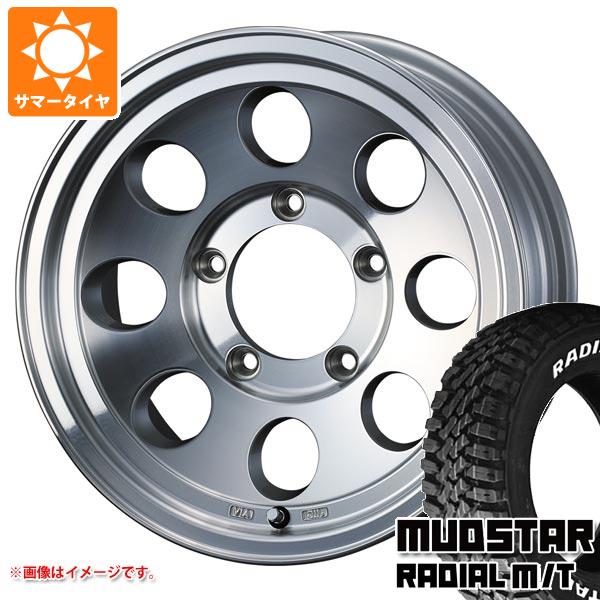 【タイヤ交換対象】スズキ ジムニーノマド JC74W用 サマータイヤ マッドスター ラジアル M/T 215/70R16 100T ホワイトレター ジムライン タイプ2 6.0-16 タイヤホイール4本セット