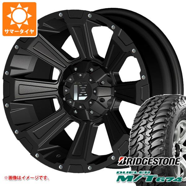 【タイヤ交換対象】デリカD:5用 サマータイヤ ブリヂストン デューラー M/T674 LT225/75R16 110/107Q アウトラインホワイトレター オフビート レクセル オフロードスタイル デスロック 7.0-16 タイヤホイール4本セット|タイヤマックス