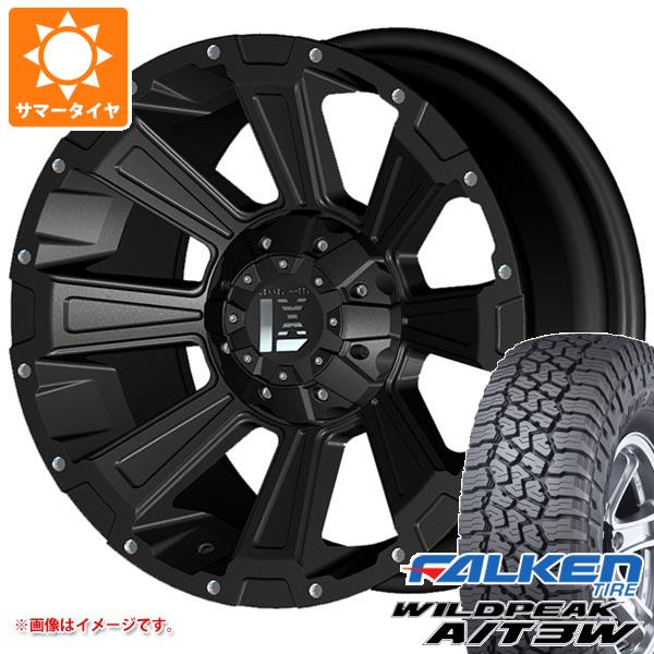 【タイヤ交換対象】サマータイヤ 225/75R16 115/112Q ファルケン ワイルドピーク A/T3W オフビート レクセル オフロードスタイル デスロック 7.0-16 タイヤホイール4本セット|タイヤマックス
