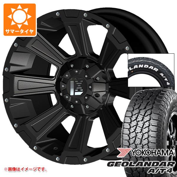 【タイヤ交換対象】トヨタ ハイエース 200系用 2026年製 サマータイヤ ヨコハマ ジオランダー A/T4 G018 215/65R16C 109/107S ホワイトレター オフビート レクセル オフロードスタイル デスロック 7.0-16 タイヤホイール4本セット|タイヤマックス