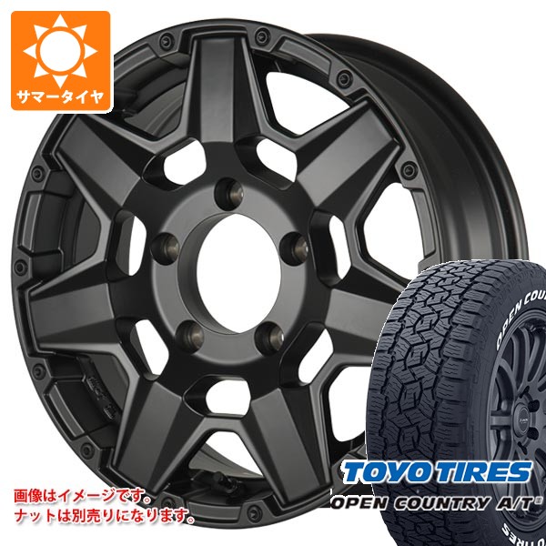 【タイヤ交換対象】5本セット スズキ ジムニー JB64W用 2026年製 サマータイヤ トーヨー オープンカントリー A/T3 215/70R16 100T ホワイトレター クライメイト スワット 5.5-16 タイヤホイール5本セット｜タイヤマックス