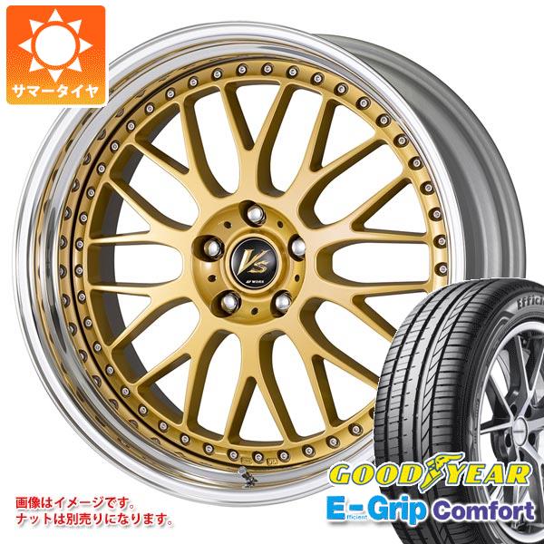 【タイヤ交換対象】サマータイヤ 225/35R19 88W XL グッドイヤー エフィシエントグリップコンフォート ワーク VS XX 8.0-19 タイヤホイール4本セット