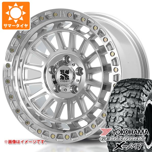【タイヤ交換対象】5本セット ジープ ラングラー JK/JL系用 サマータイヤ ヨコハマ ジオランダー X-MT G005 35x12.50R17 LT 121Q MLJ エクストリームJ XJ08 タイヤホイール5本セット