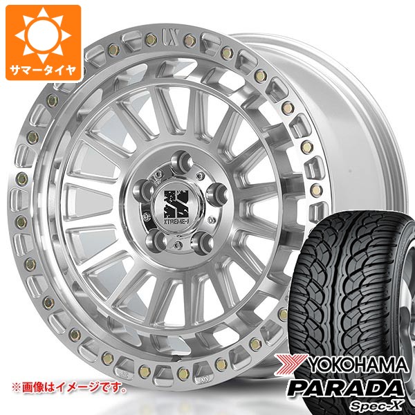 【タイヤ交換対象】サマータイヤ 235/60R18 103V ヨコハマ パラダ スペック-X PA02 MLJ エクストリームJ XJ08 8.0-18 タイヤホイール4本セット|タイヤマックス