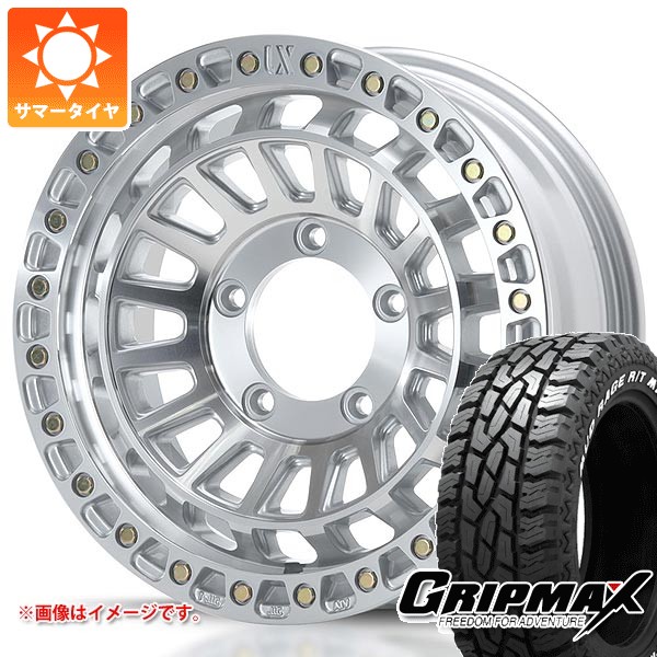 【タイヤ交換対象】5本セット スズキ ジムニー JB64W用 サマータイヤ グリップマックス マッドレイジ R/T MAX LT215/70R16 100/97R ホワイトレター MLJ エクストリームJ XJ08 5.5-16 タイヤホイール5本セット