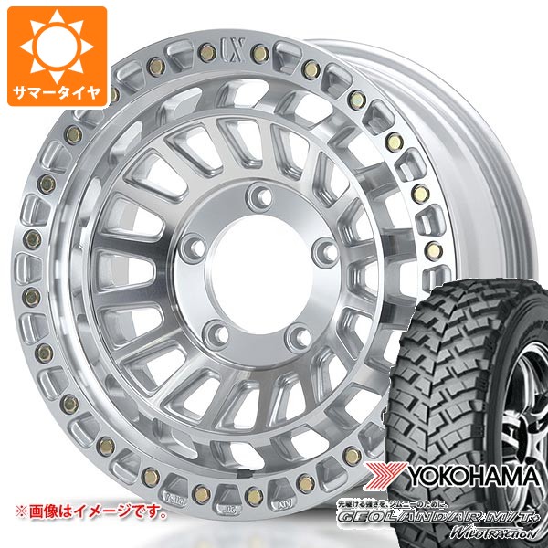 【タイヤ交換対象】スズキ ジムニー用 サマータイヤ ヨコハマ ジオランダー M/T+ G001J 195R16C 104/102Q MLJ エクストリームJ XJ08 5.5-16 タイヤホイール4本セット