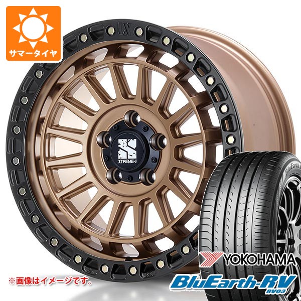 【タイヤ交換対象】2026年製 サマータイヤ 225/55R18 98V ヨコハマ ブルーアースRV RV03 MLJ エクストリームJ XJ08 8.0-18 タイヤホイール4本セット｜タイヤマックス