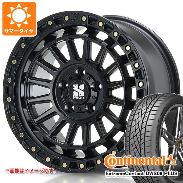 【タイヤ交換対象】サマータイヤ 235/55R18 100W コンチネンタル エクストリームコンタクト DWS06 プラス MLJ エクストリームJ XJ08 8.0-18 タイヤホイール4本セット
