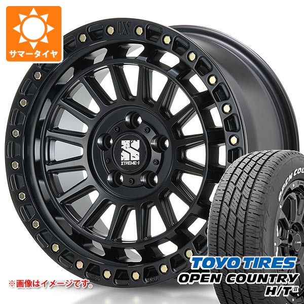 【タイヤ交換対象】サマータイヤ 225/60R17 99H トーヨー オープンカントリー H/T2 ホワイトレター MLJ エクストリームJ XJ08 7.5-17 タイヤホイール4本セット