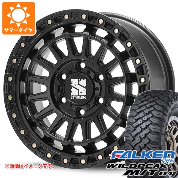 【タイヤ交換対象】サマータイヤ 265/70R17 121/118Q ファルケン ワイルドピーク M/T01 MLJ エクストリームJ XJ08 8.0-17 タイヤホイール4本セット