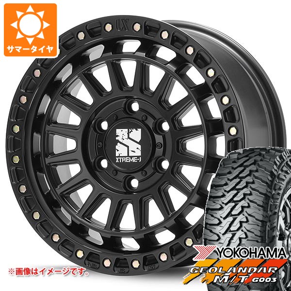 【タイヤ交換対象】2026年製 サマータイヤ 285/70R17 121/118Q ヨコハマ ジオランダー M/T G003 MLJ エクストリームJ XJ08 8.0-17 タイヤホイール4本セット｜タイヤマックス
