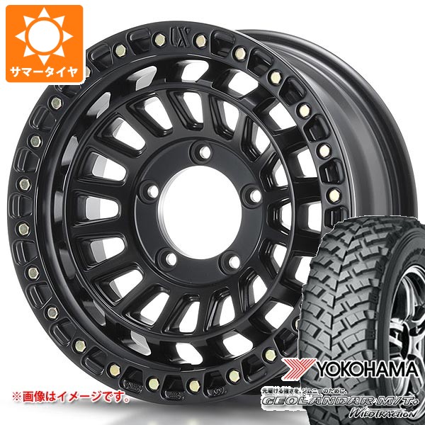 【タイヤ交換対象】スズキ ジムニー用 サマータイヤ ヨコハマ ジオランダー M/T+ G001J 195R16C 104/102Q MLJ エクストリームJ XJ08 5.5-16 タイヤホイール4本セット