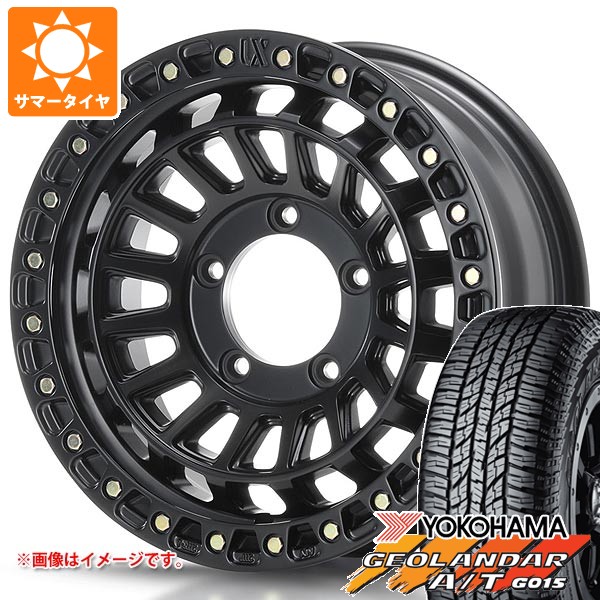 【タイヤ交換対象】5本セット スズキ ジムニー JB64W用 サマータイヤ ヨコハマ ジオランダー A/T G015 LT225/75R16 115/112R アウトラインホワイトレター MLJ エクストリームJ XJ08 5.5-16 タイヤホイール5本セット|タイヤマックス