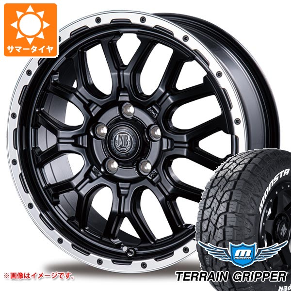 【タイヤ交換対象】トヨタ RAV4 50系用 サマータイヤ モンスタ テレーングリッパー 225/60R18 104H ホワイトレター インターミラノ マッドバーン XR-800M 7.5-18 タイヤホイール4本セット