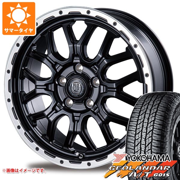 【タイヤ交換対象】トヨタ RAV4 50系用 サマータイヤ ヨコハマ ジオランダー A/T G015 P245/70R16 106T アウトラインホワイトレター インターミラノ マッドバーン XR-800M 6.5-16 タイヤホイール4本セット